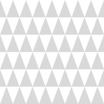 Vliestapete mit grauen und weißen Dreiecken 128842, Little Bandits, Esta