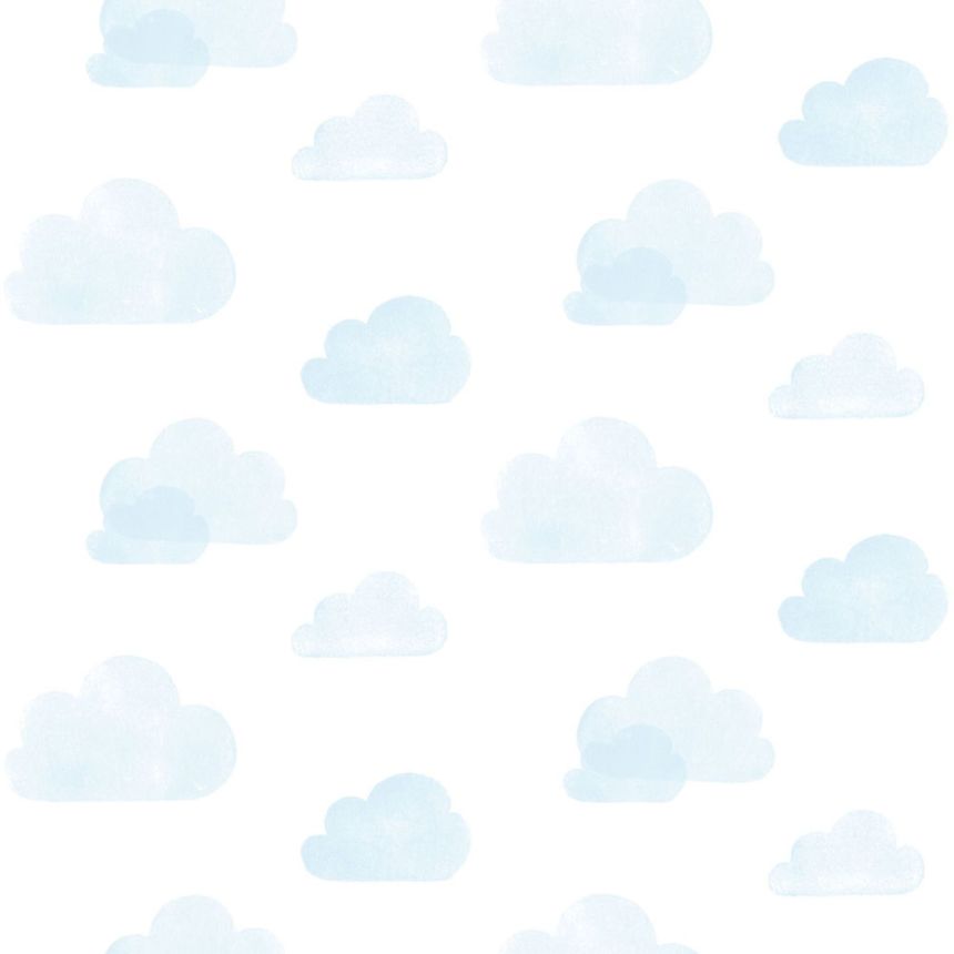 Weiße Vliestapete mit blauen Wolken 138930, Little Bandits, Esta