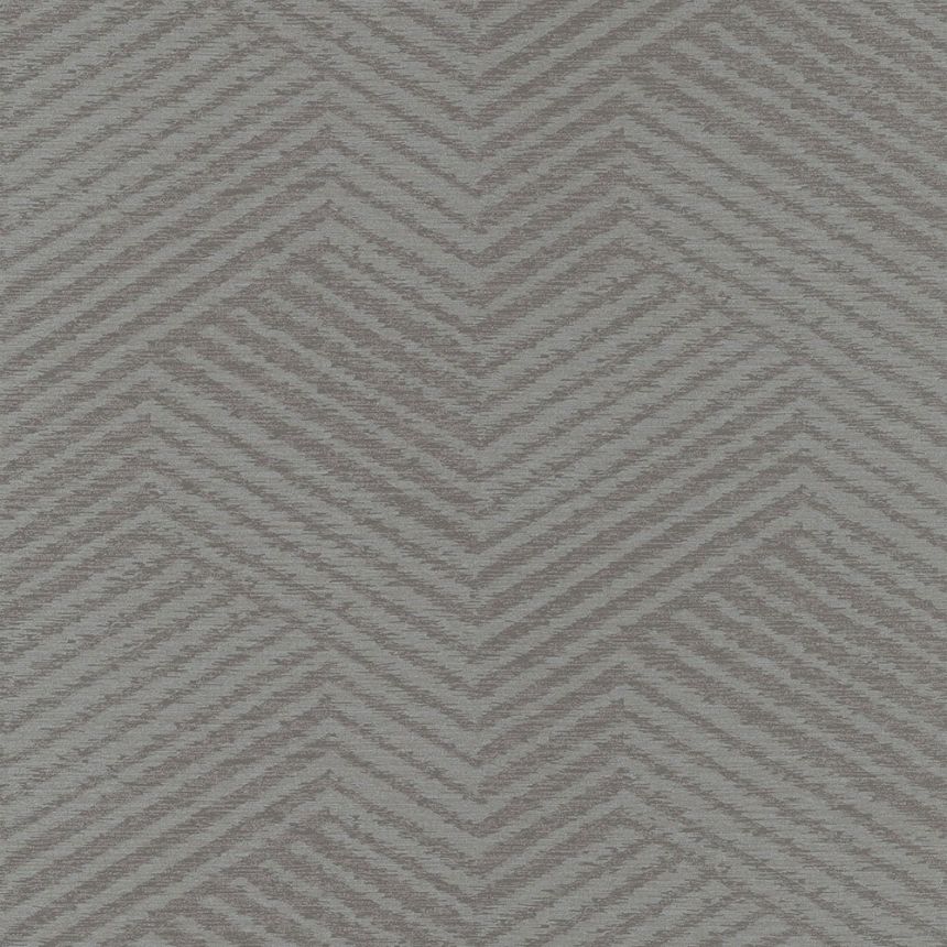 Geometrische Metallic-Braun-Grau-Vliestapete EE2103, Elementum, Grandeco