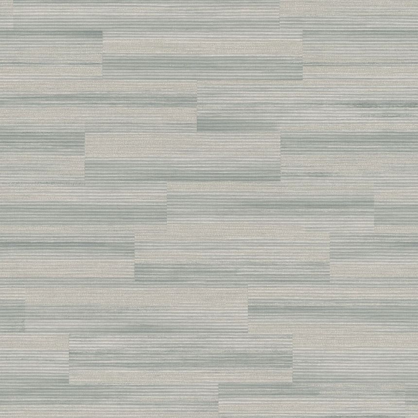 Grau-beige Vliestapete, Bastmuster EE1102, Elementum, Grandeco