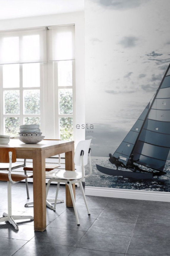 Fototapete Segelboot 158846, 186 x 279 cm, Regatta Crew, Esta Home