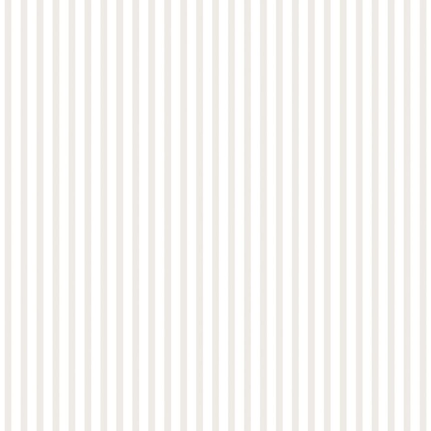 Gestreifte Tapete weiß und grau 462-4, Pippo, ICH Wallcoverings