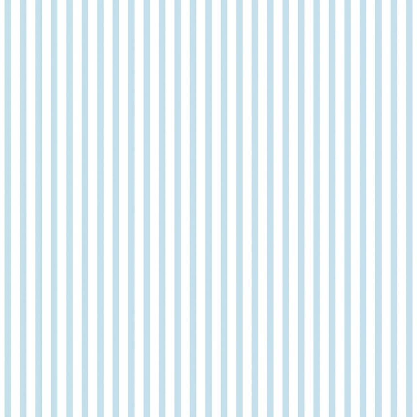 Gestreifte Tapete blau und weiß 462-1, Pippo, ICH Wallcoverings