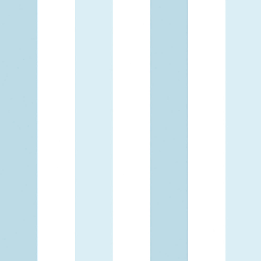 Blaue und weiße gestreifte Tapete 461-1, Pippo, ICH Wallcoverings