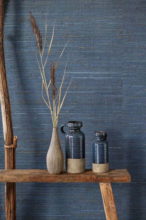 Blaue Naturtapete 303533, Natural Wallcoverings III, Eijffinger