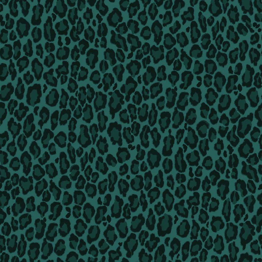 Grüne Tapete - Leopardenfell-Imitat, Vliestapete 139154, Paradise, Esta Home
