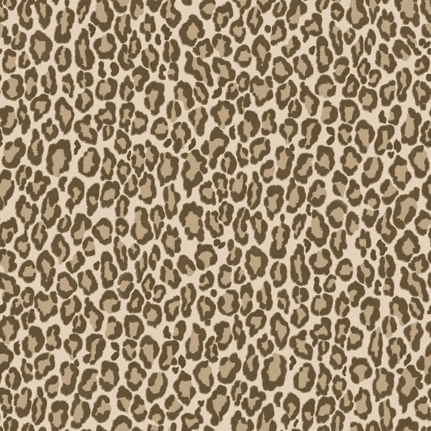 Braune Tapete - Leopardenfell-Imitat, Vliestapete 139152, Paradise, Esta Home