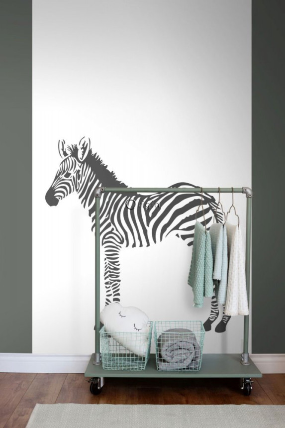 Fototapete - Zebra, Vliestapete wandbilder 357217, 150x279cm, Precious, Origin