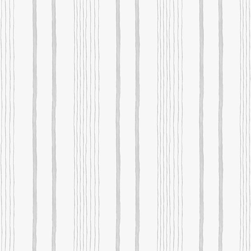 Weiße Tapete mit grauen Streifen, Vliestapete M33309, My Kingdom, Ugépa