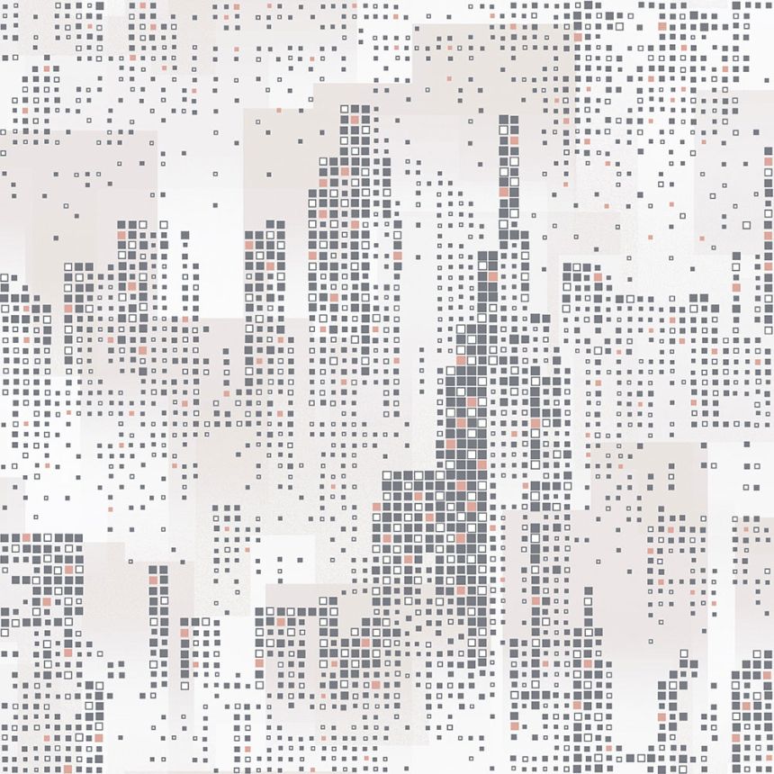 Grafiktapete mit metallischen Elementen - Stadt, Vliestapete M46303, Loft, Ugépa