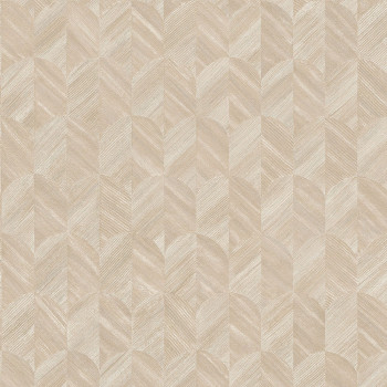 Beige cremefarbene Tapete mit geometrischen Mustern MU3213 Muse, Grandeco