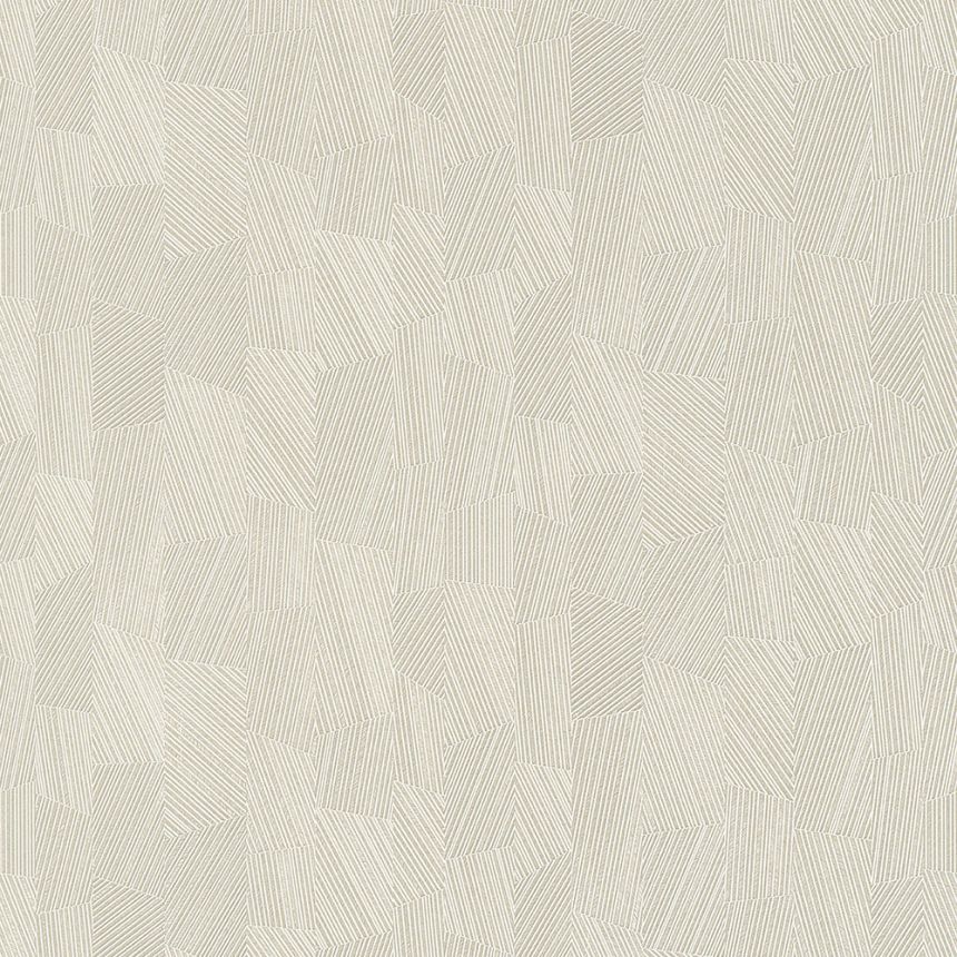 Beige Tapete mit geometrischen Mustern MU3002 Muse, Grandeco