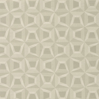 Beige Tapete mit geometrischen Mustern 31904, Textilia, Limonta