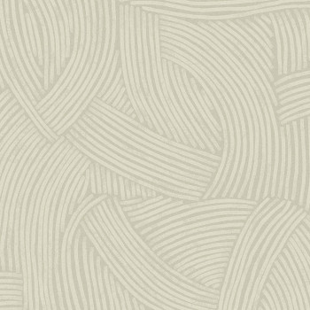 Beige Tapete mit grafischem Ethno-Muster 318011, Twist, Eijffinger