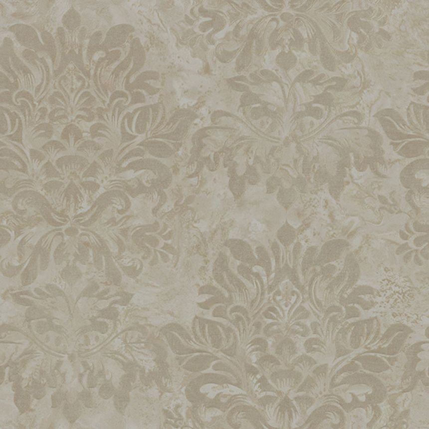 Luxuriöse beige Tapete, Ornamente M13018, Murella Italia, Zambaiti Parati