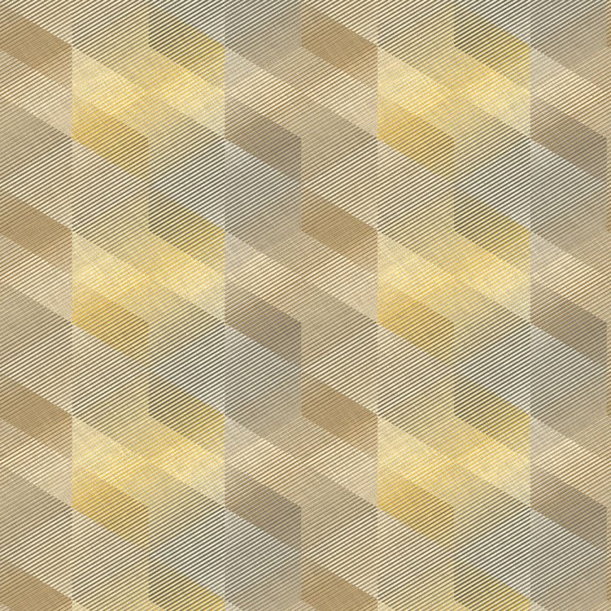 Geometrische Tapete beige, AF24581, Affinity, Decoprint