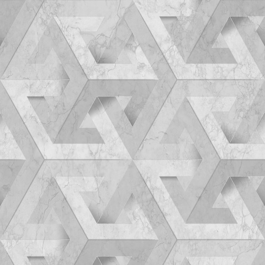 Geometrische marmorierte Tapete 234719, Premium Selection, Vavex