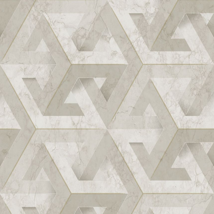 Geometrische marmorierte Tapete 234707, Premium Selection, Vavex