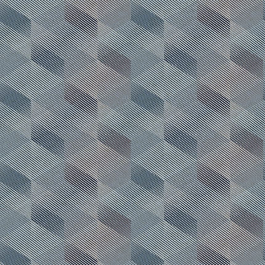 Geometrische Tapete blau, AF24582, Affinity, Decoprint