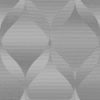 Geometrische Tapete grau, AF24574, Affinity, Decoprint