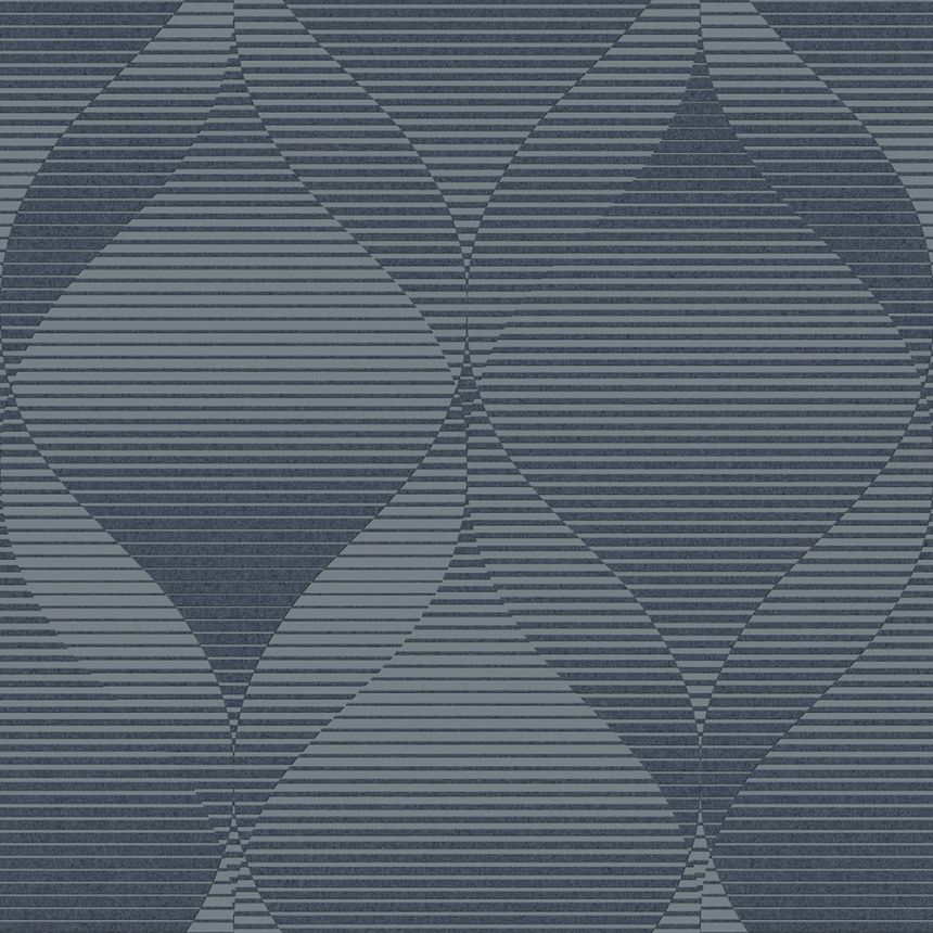 Geometrische Tapete blau, AF24571, Affinity, Decoprint
