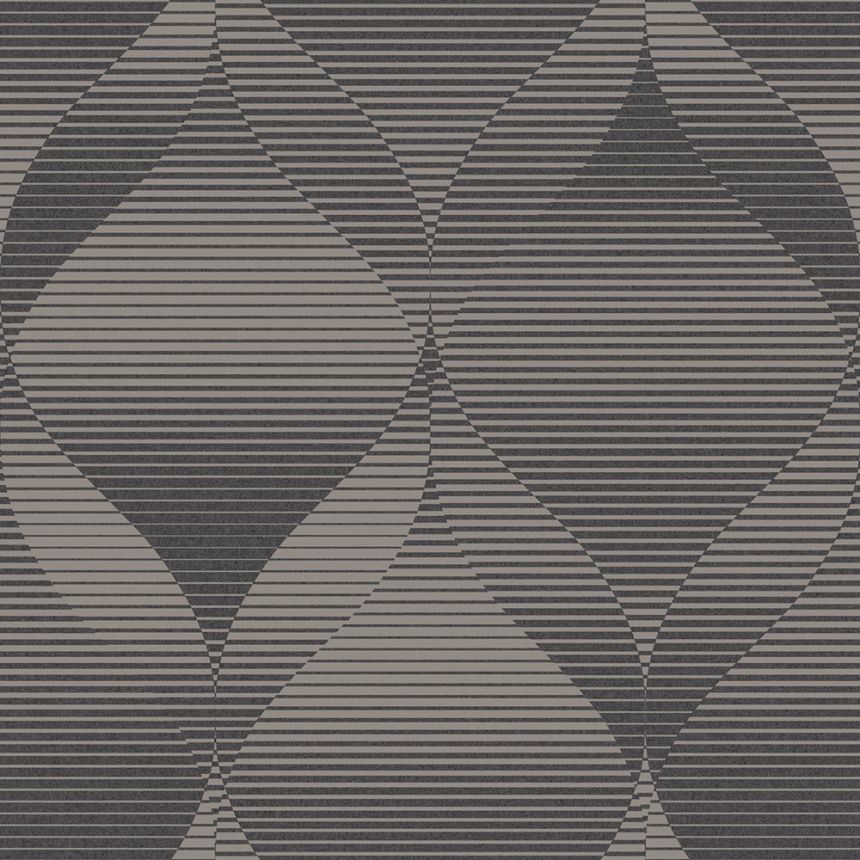 Geometrische Tapete grau, AF24570, Affinity, Decoprint