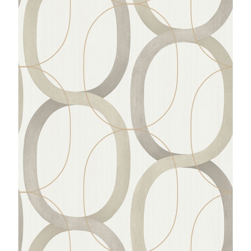 Tapete, geometrisches grau-beiges Muster OS4211, Modern Nature II, York