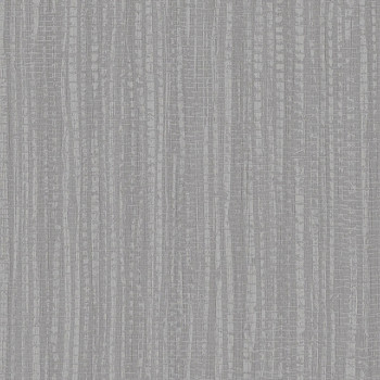 Grau-silberne Tapete, Bambus-Imitat 104730, Formation, Graham & Brown
