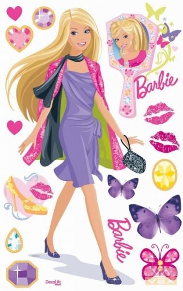 Wandtattoo für Kinder BBE 1516/1 Barbie